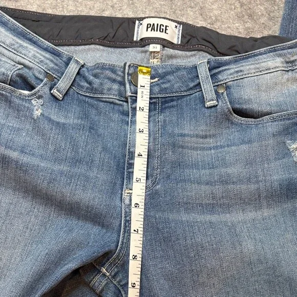 💜 PAIGE Skyline Ankle Peg Jeans – Whitley Wash – Size 31 💜 - Picture 13 of 15